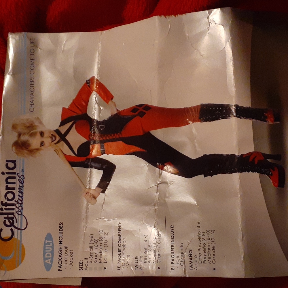 Jester costume (harley quinn)